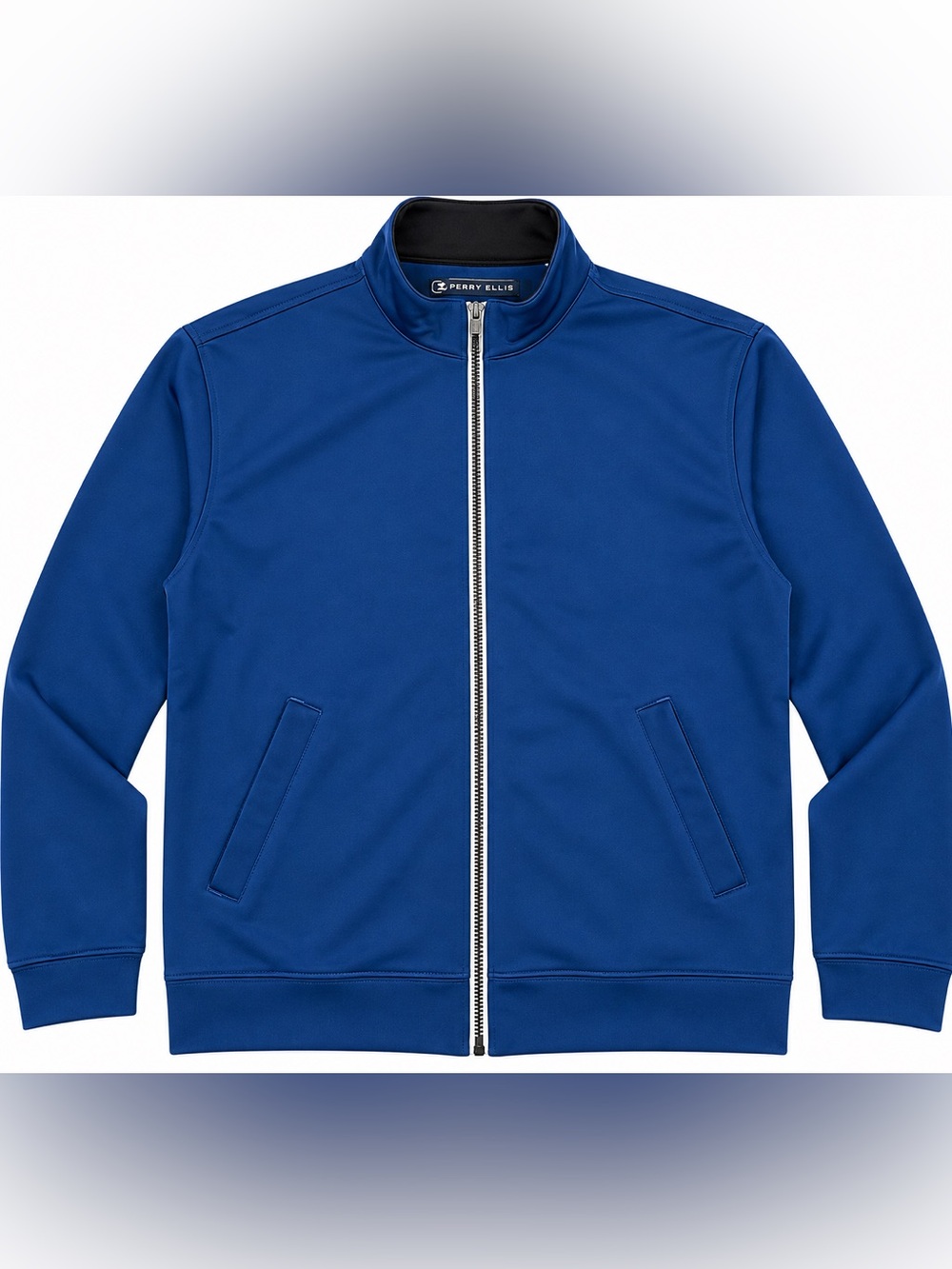 Pebble Beach Performance Blue Full Zip Jacket Men’s Large